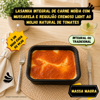 5un Lasanha integral de carne moída 300g