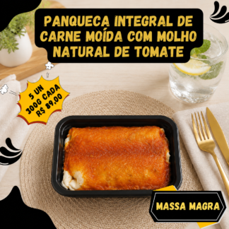 5un Panqueca integral de carne moída ao molho natural de tomate 300g